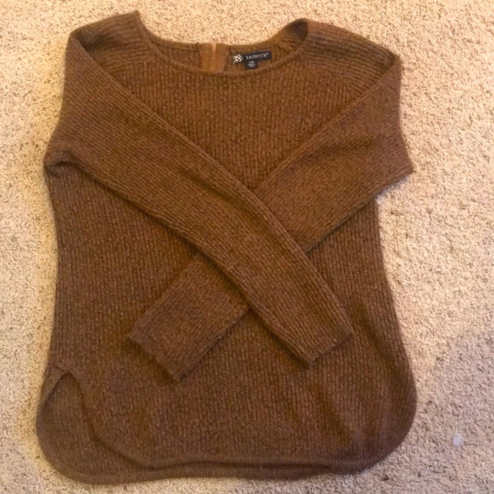 Soft brown sweater